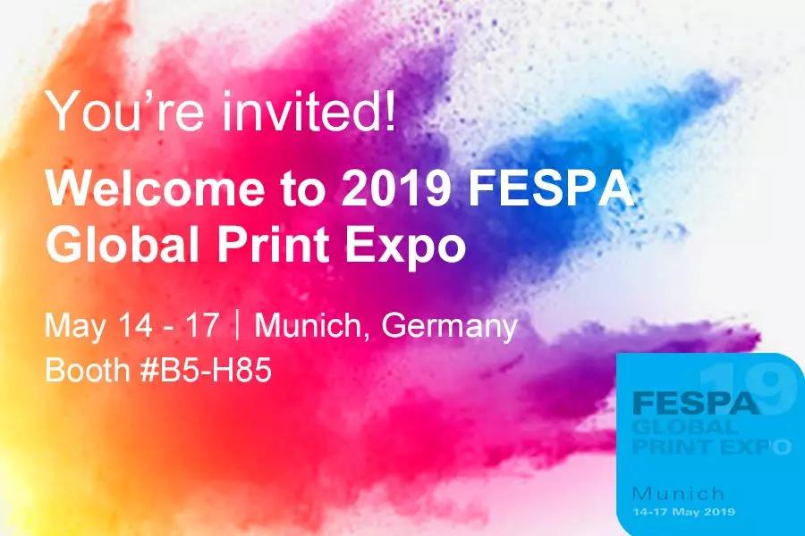 Welcome to 2019 FESPA Global Print Expo!
